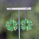  Cactus | Boho Flower Acrylic Dangle Earrings