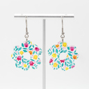  Tulips | Boho Flower Acrylic Dangle Earrings