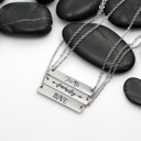  Choose Your Phrase | Motivational Quote Bar Necklace