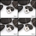  Personalized 0.5" Initial Necklace