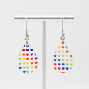  Rainbow Hearts | Teardrop Acrylic Dangle Earrings