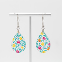  Tulips | Teardrop Acrylic Dangle Earrings