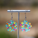  Tulips | Boho Flower Acrylic Dangle Earrings