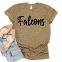  Custom Leopard Team Puff Print Tees