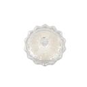  Clear Hobnail Glass Lidded Candle - Rose Garden
