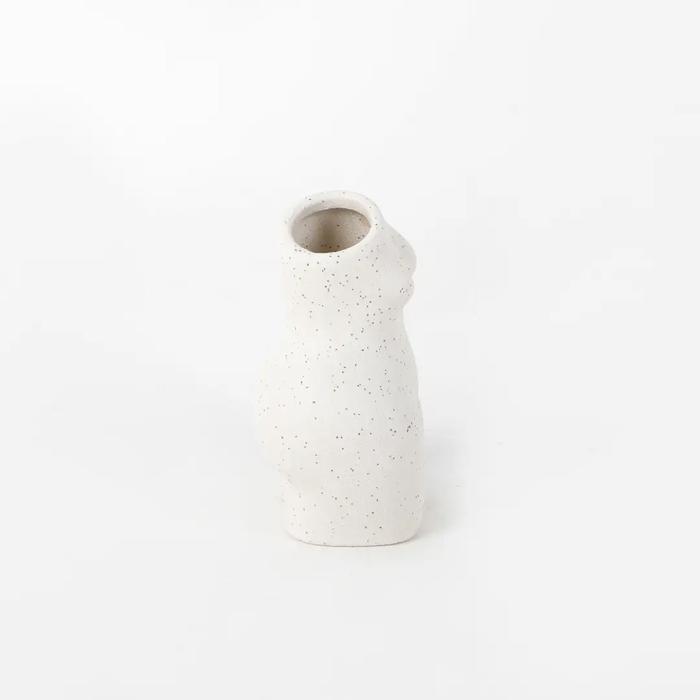 5"H Curvy Lady Ceramic Vase