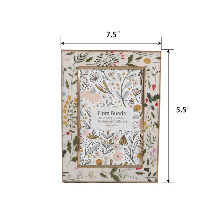 4x6 Wild Flowers Aluminum Frame