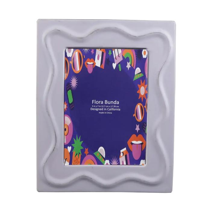 5x7 A Curve Line Ceramic Frame 