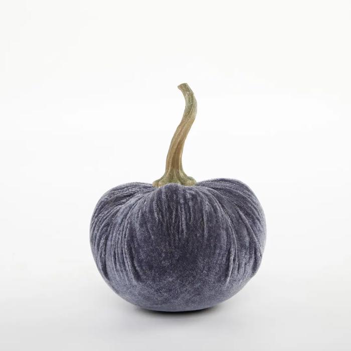 6" Large Velvet Pumpkin