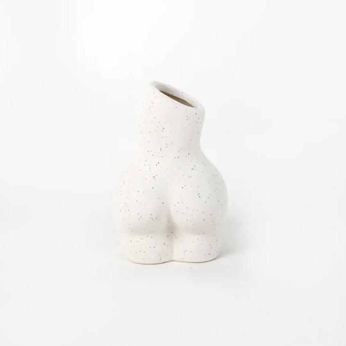 5"H Curvy Lady Ceramic Vase