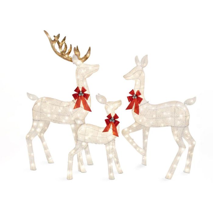 5FT 3-Piece Deer Family Set, 360 LED Lights