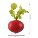 Red Artificial Round Radish