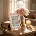 Pink 4x4 Vintage Square Frame