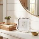 White 4x4 Vintage Square Frame