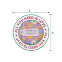 Multi 5x5 Purple Zinc Alloy Magnetic 