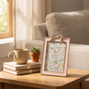 Pink 4x6 Pink Zinc Alloy Frame