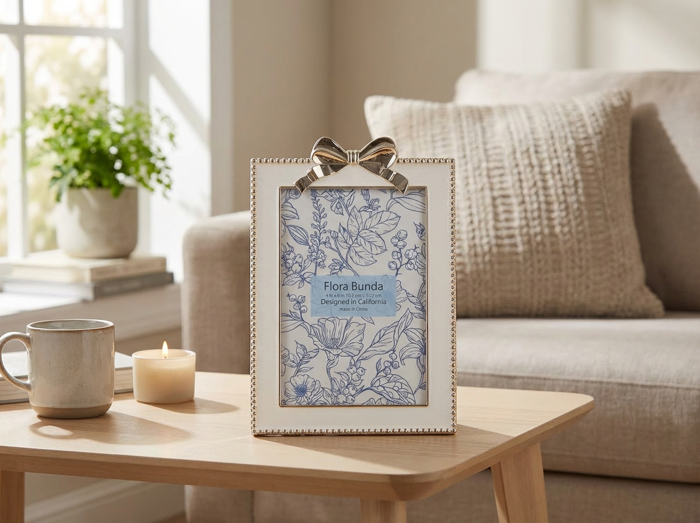 4x6 Pink Zinc Alloy Frame