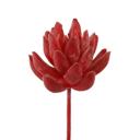 Red Artificial Small Little Gem with Stem