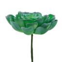 Green Artificial Large Echeveria with Stem