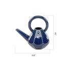 Blue Geo Ceramic Watering Can