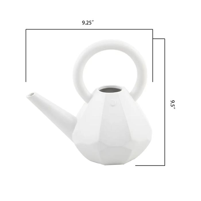 Geo Ceramic Watering Can