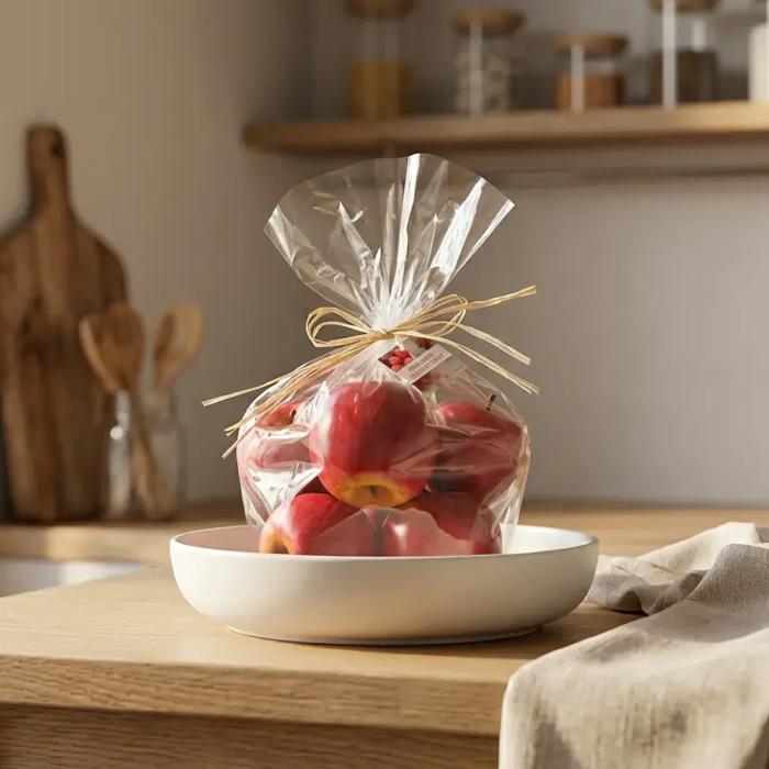 Artificial 8 PCs Apple in Bag