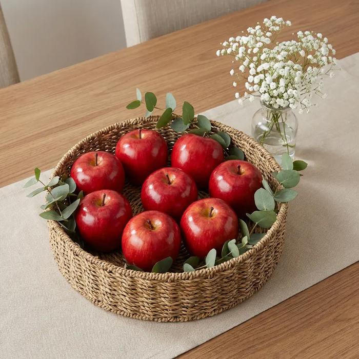 Artificial 8 PCs Apple in Bag