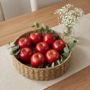 Red Artificial 8 PCs Apple in Bag