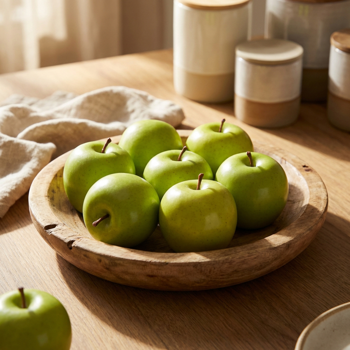 Artificial 8 PCs Apple in Bag