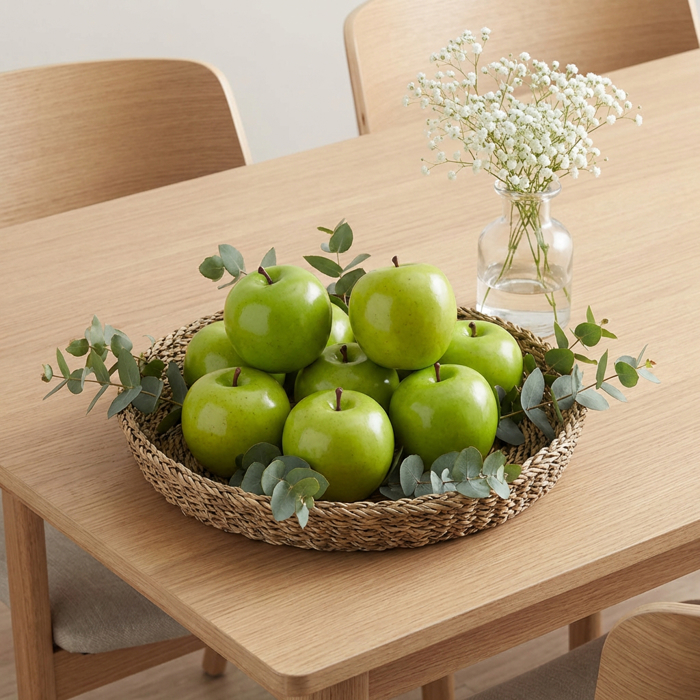 Artificial 8 PCs Apple in Bag