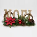 17" Noel Floral Sign 