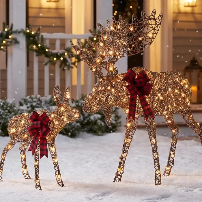 2-Piece Moose Family