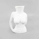  9.9"H Ceramic Body Vase