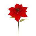Multi Gold 10" Artificial Faux Poinsettia with Stem