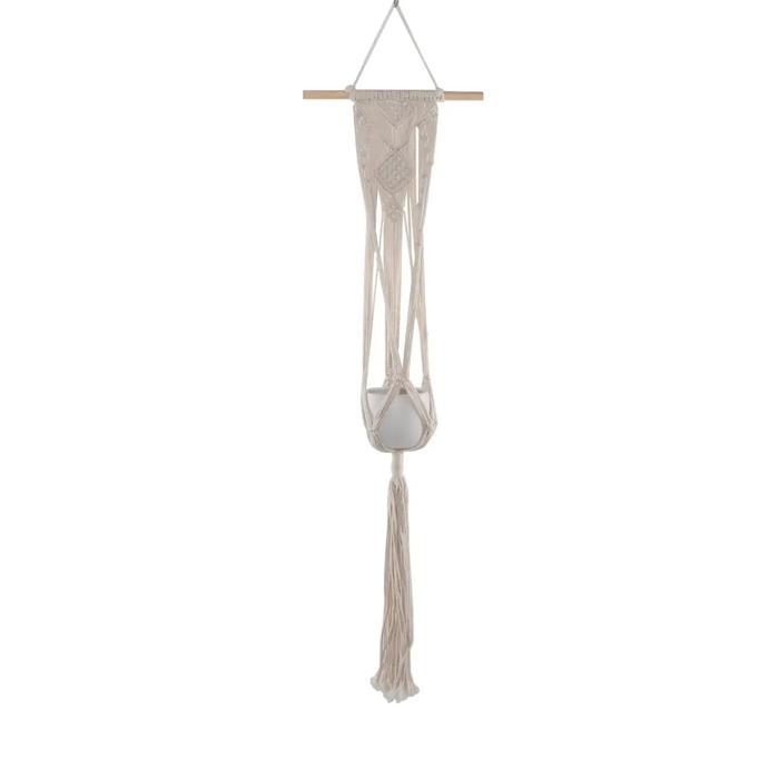 Hanging Macramé with 4" Ceramic Planter