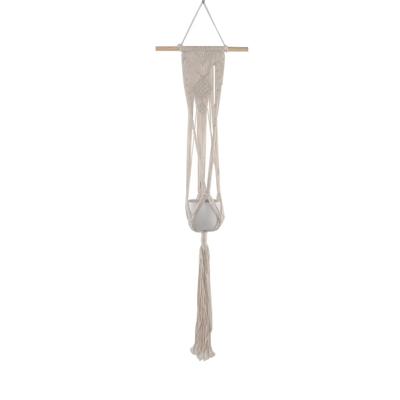 Hanging Macramé with 4" Ceramic Planter