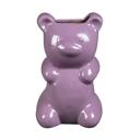  6.75"H Purple Gummy Bear Ceramic Vase 