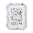  4x6 Vintage Blue Rectangle Zinc Alloy Frame