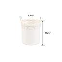  4" Ceramic Pen Holder with 3D Bow