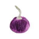 Purple 4.75" Small Velvet Pumpkin
