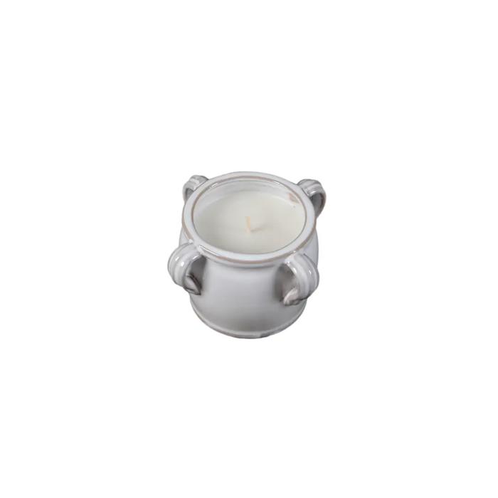 White Hobnail Ceramic Candle - Sweet Citrus