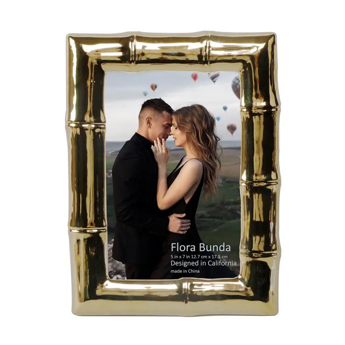 5x7 Bamboo Ceramic Frame
