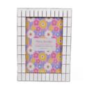  4x6 White Double Brick Edge Zinc Frame