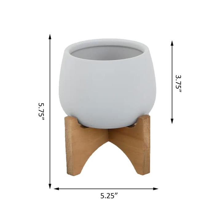 4.8" Soft Touch Planter