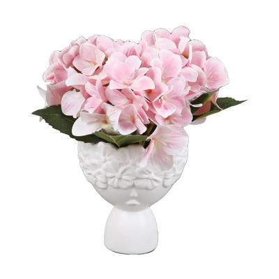  9.5" Real-Touch Hydrangea in Face Planter 