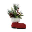  12" Red Beaded Santa Boot