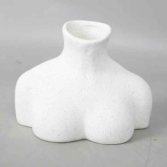 8"L Neck/Shoulder Ceramic Vase