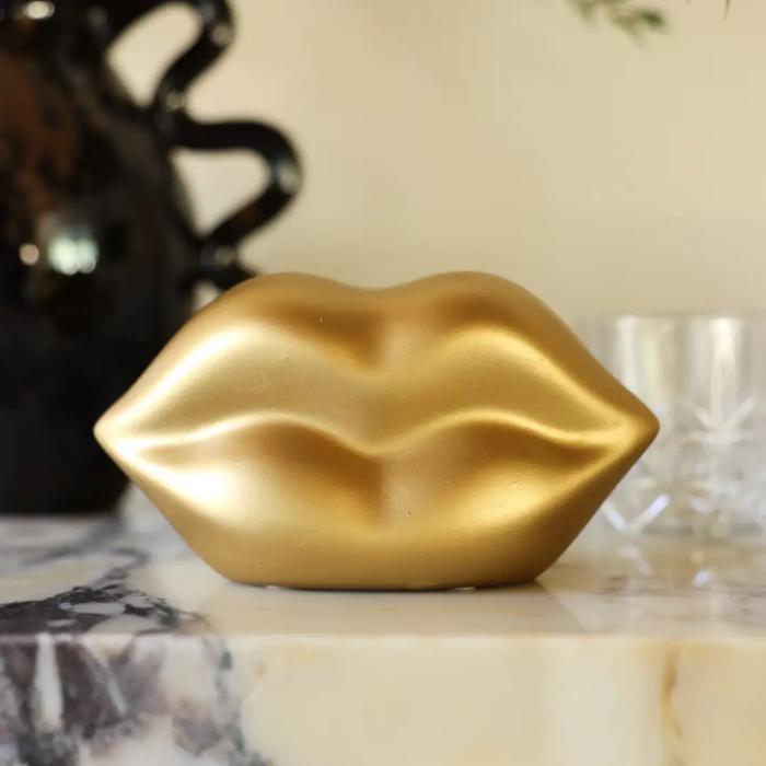 7“L Matte Gold Ceramic Lip