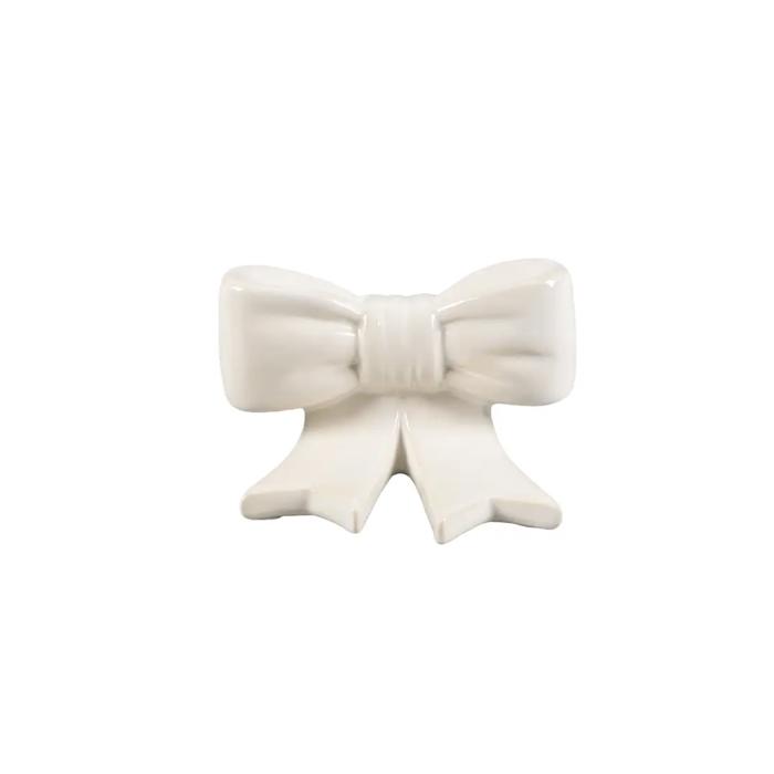 Single Ceramic Bow Bookends