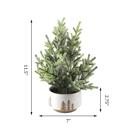  12" Frosted Tree in 4" Reverse Tree Planter 